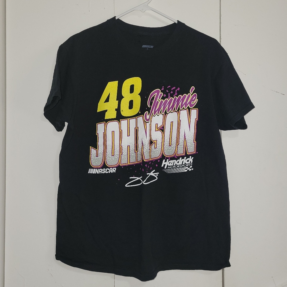 Jimmie Johnson #48 Black NASCAR Tee
